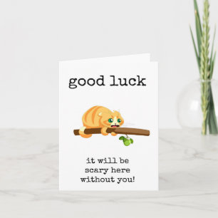 Good Luck, Coworker, Boss, Employees, Leaving Card