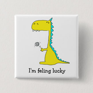 good luck dino button