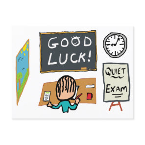 Good Luck Exams Postcard