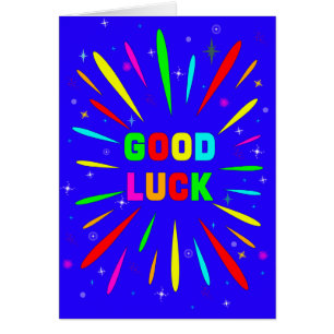 Good Luck Explosion Cards