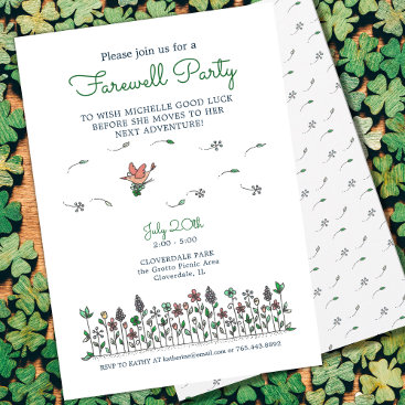 farewell party invitation