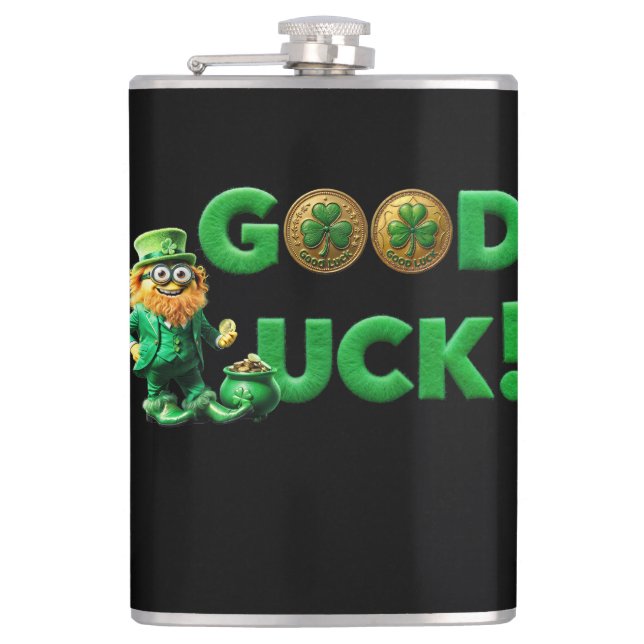 Good Luck Flask (Front)
