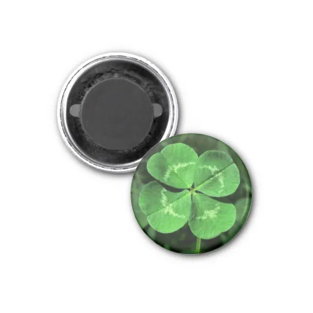 Green Four Leaf Clover Magnet