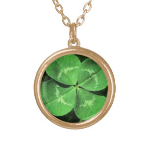 Good Luck FOUR-LEAF CLOVER Necklace