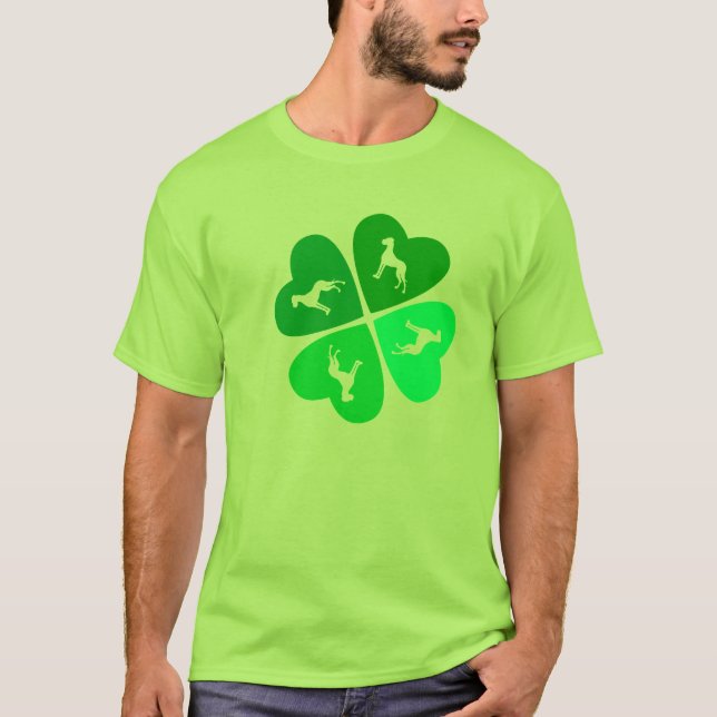 Good Luck Great Dane T-Shirt (Front)