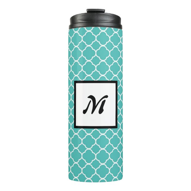 Good Luck/Harmony Turquoise Thermal Tumbler (Front)