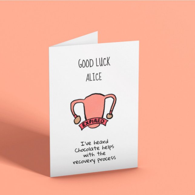 Good Luck Hysterectomy Recovery Card (Creator Uploaded)