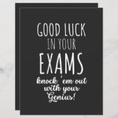 good Luck in your exams (Front/Back)