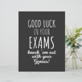 good Luck in your exams (Standing Front)
