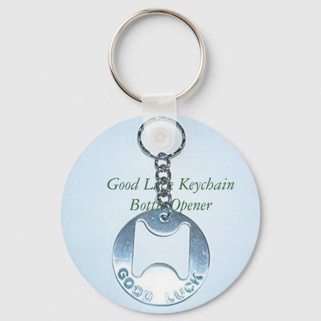 Good Luck Keychain Bottle Opener (Front)