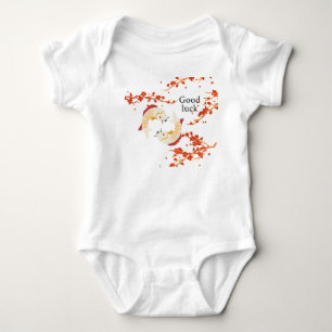 Good Luck Koi Fish Bodysuit   Artistic Baby Gift