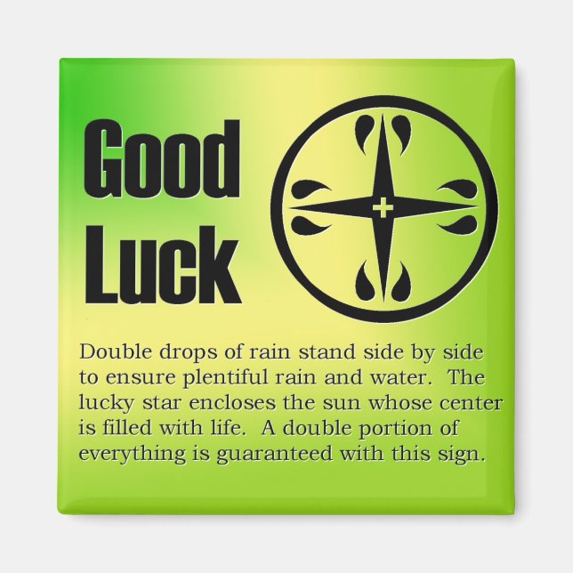 Good Luck Magnet (Front)