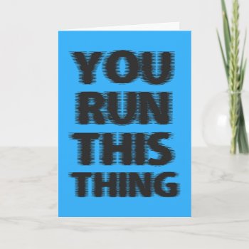 Good Luck Marathon Runner Card by FITgreetings at Zazzle