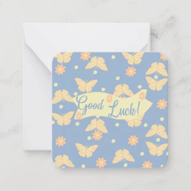 Good Luck Note Card: | Zazzle