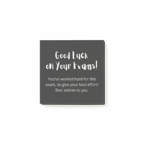 Good Luck on Your Exams! Post-it Notes