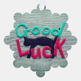 Good luck ornament card