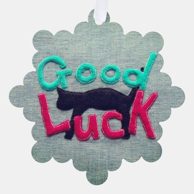 Good luck ornament card (Front)