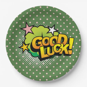 Good Luck Paper Plates