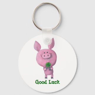 Good Luck Pig Keychain