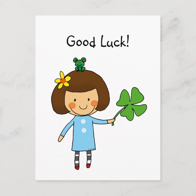 Good Luck Postcard (Front)