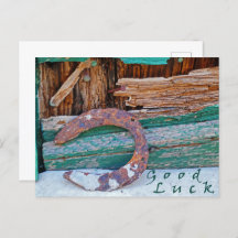 Good Luck postcard