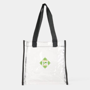 Good Luck Shamrock Clover Elegant Coffee bag