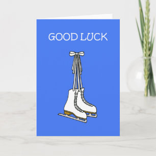 Good Luck Skating Performance Card