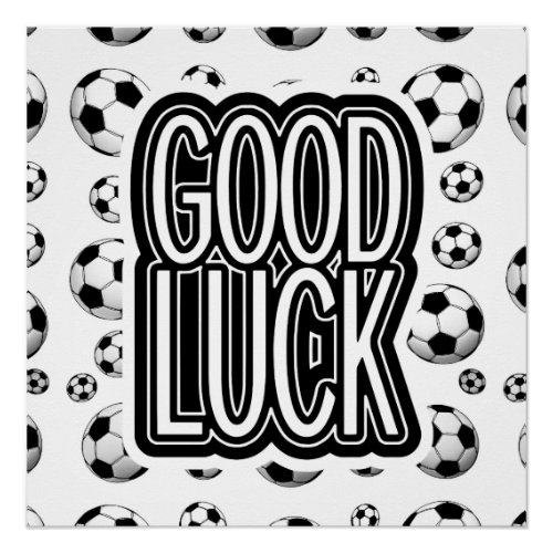 Good Luck _ Soccer Poster
