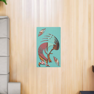 Good Luck Southwestern Kokopelli Rug