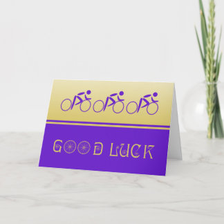 Good luck sport cycling card