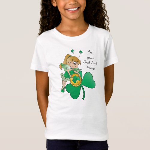 Good  Luck St Patricks Day Irish Fairy T_Shirt