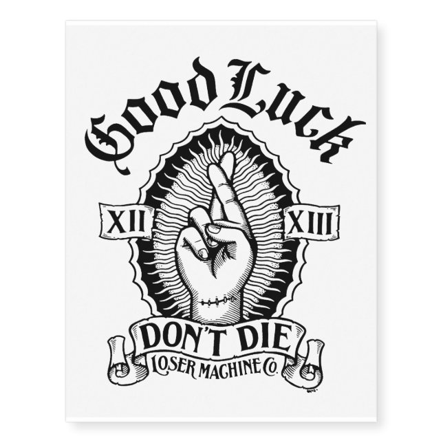 Good luck temporary tattoos (Front)