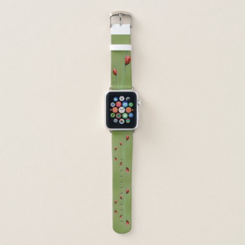 Good luck with little ladybugs apple watch band