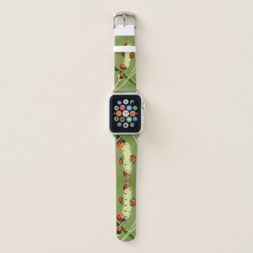 Good luck with little ladybugs apple watch band