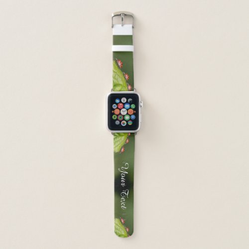Good luck with little ladybugs apple watch band
