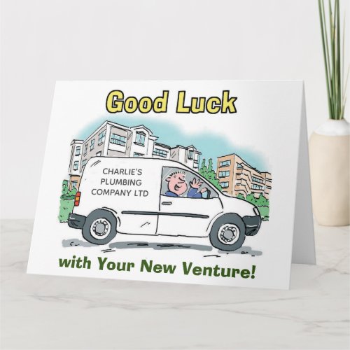 Good Luck with New Business Venture Card