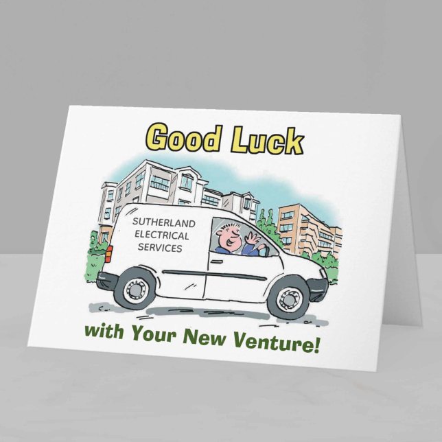 Good Luck with New Business Venture Card (Creator Uploaded)