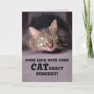Good Luck with your CATaract Surgery Card