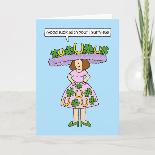 Good Luck with Your Interview Card