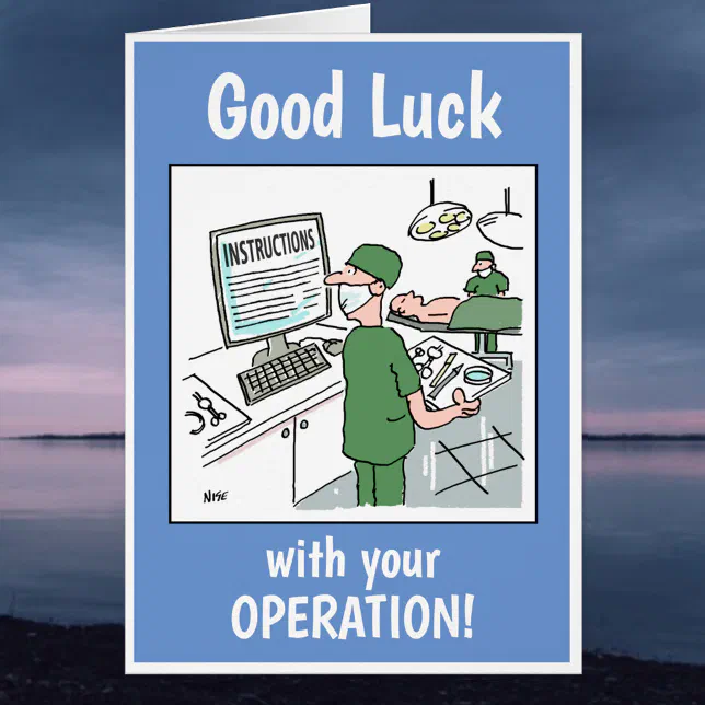 Good Luck with your Operation | Zazzle