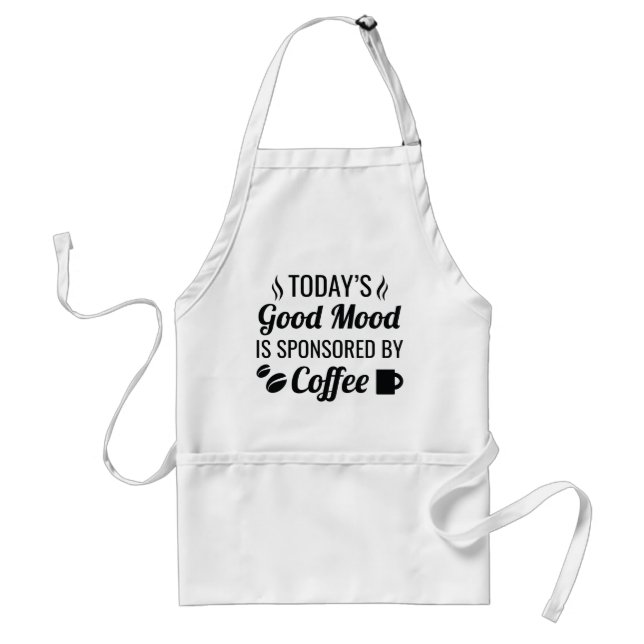 Good Mood Coffee Adult Apron (Front)