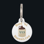 Good Moonshine Pet ID Tag<br><div class="desc">Farm scenes are an enduring theme for home decorating! Add country charm with this design on flour sack towels,  t-shirts,  quilts,  table linens and more!</div>