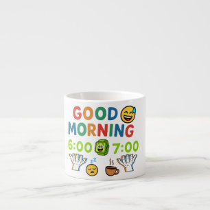 Good Morning 67 Six Seven Alarm Funny Morning Gift Espresso Cup