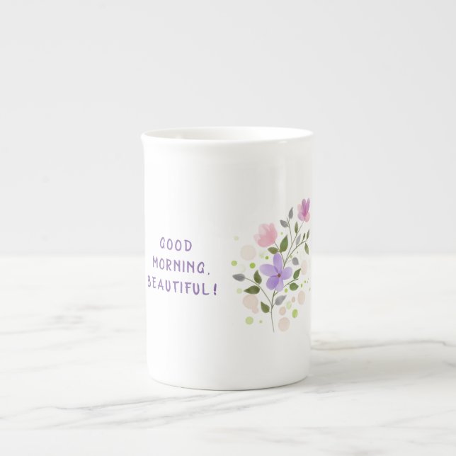 Good morning, Beautiful! Bone China Mug (Front)