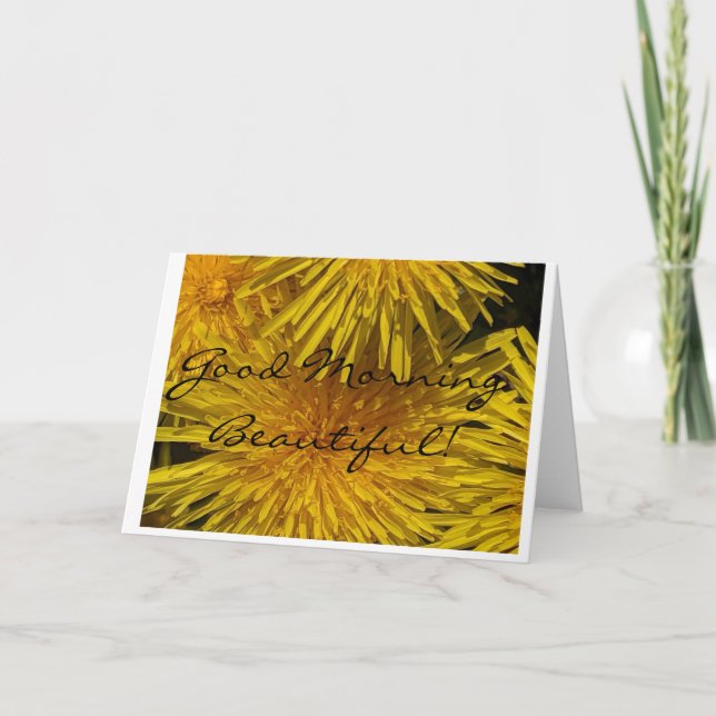 Good Morning Beautiful  Card (Front)