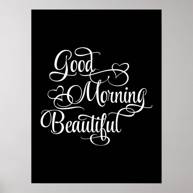 Good Morning Beautiful - Inspirational Poster (Front)