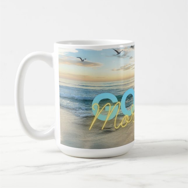 Good Morning Blue Sky Coffee Mug (Left)
