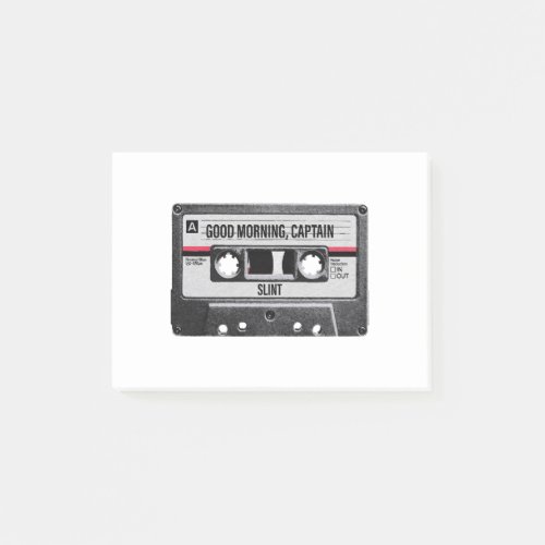Good Morning Captain Vintage Cassette Tape  Post_it Notes