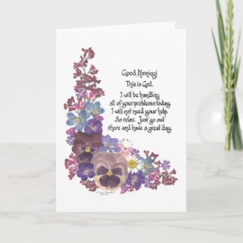 Good Morning! Card by SimoneSheppardDesign at Zazzle