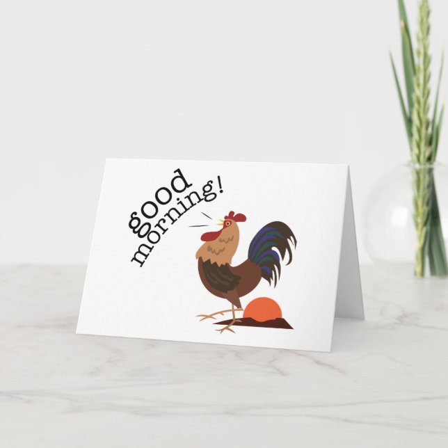 Good Morning Card (Front)